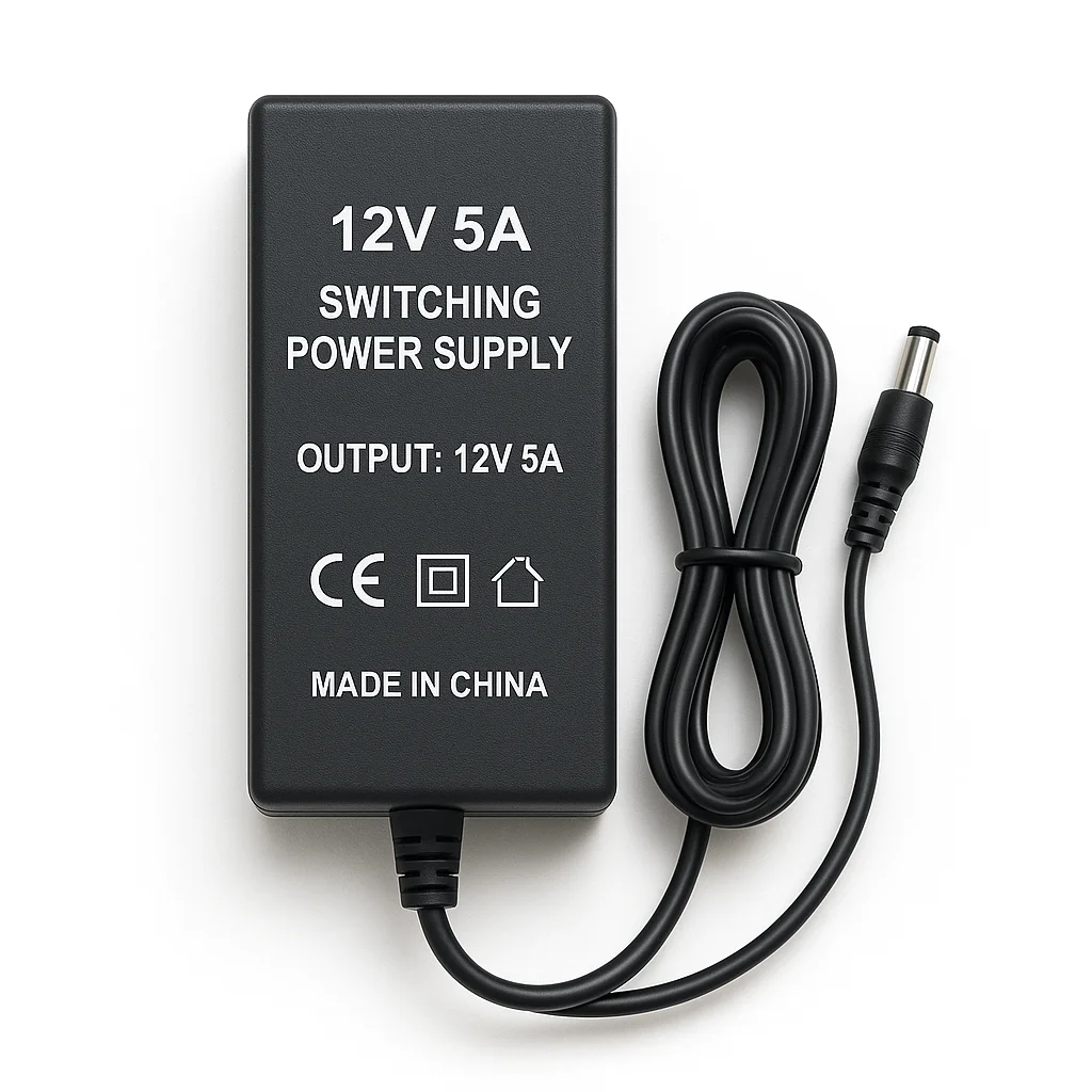 תמונת מוצר   -  ספק כח אלקטרוני/שולחני 12V-5A DC